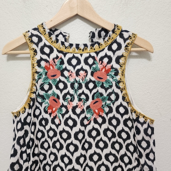 NWT THML Boho Embroidered Coastal Cowgirl Dress Size M - Picture 2 of 11